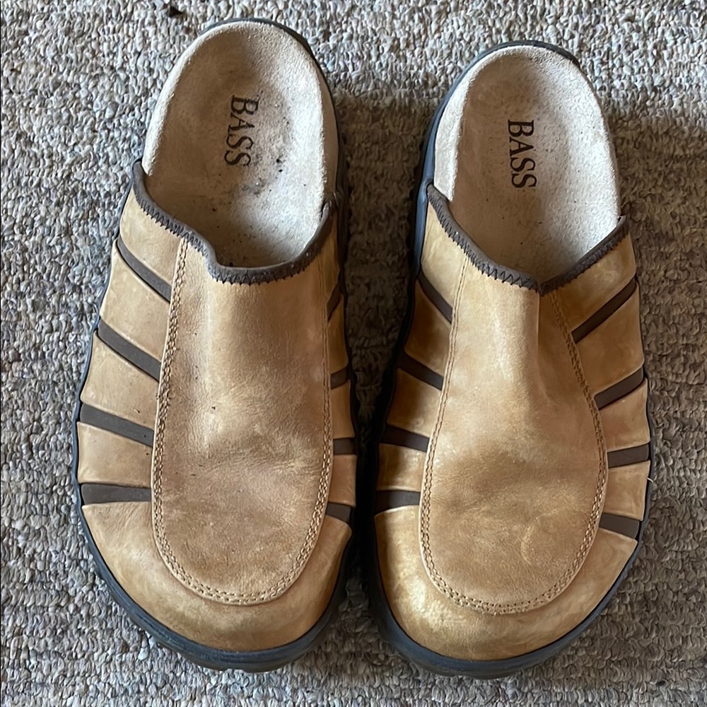 Bass Men's Tan Slip-On Shoes